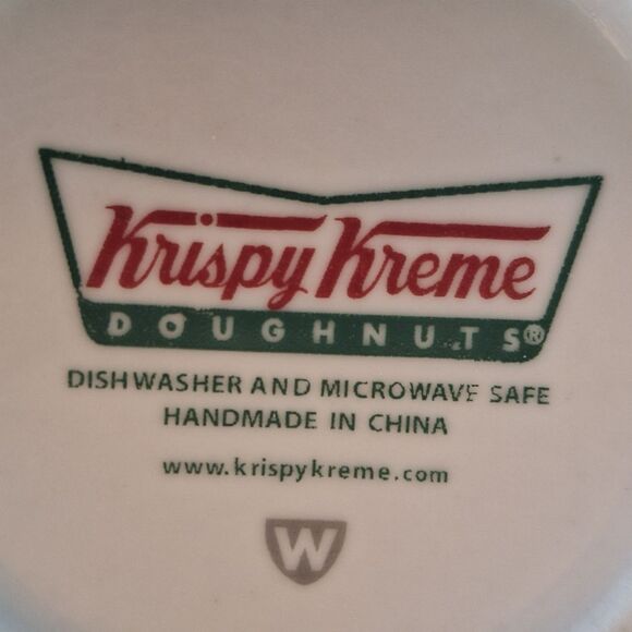 Krispy Kreme Tall Coffee Mug holds 18 Oz Heavy Duty Porcelain Ceramic - Picture 8 of 15